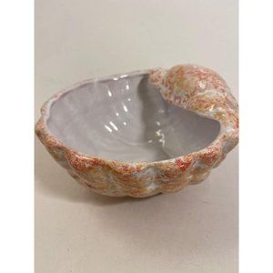 Majolica Portugal Seashell Bowl/Pottery/Ceramic